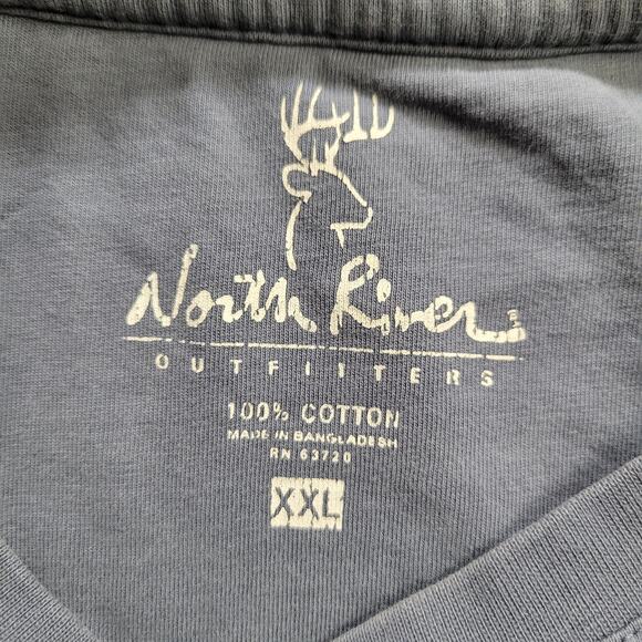North River Outfitters Deer Wrap Around Nature Long Sleeve Shirt Men's Size 2XL - Picture 3 of 6